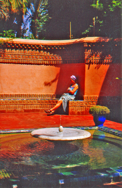 Tadelakt im Jardin Majorelle
