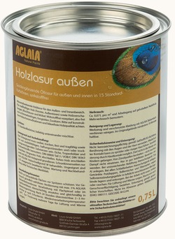 Holzlasur außen, getönt