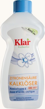 Klar Zitronensäure-Kalklöser