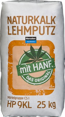 Naturkalklehmputz mit Hanf HP 9 KL